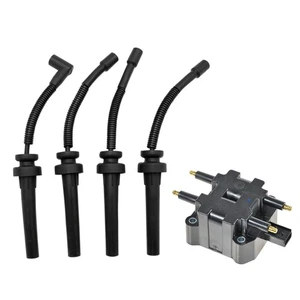 TRQ Ignition Kit Coil Spark Plugs Wire Set Compatible with... - Bild 1 von 6