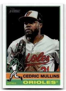 2025 Topps Heritage Cedric Mullins #166 Chrome Baltimore Orioles - Picture 1 of 2