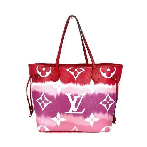 LOUIS VUITTON（LV） Borsa a tracolla Louis Vuitton M45127 Monogram Escal Neverfull MM tote bag rosso rosa