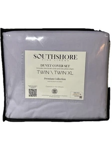 Southshore Fine Linens Lilac Pastel Twin/Twin XL Duvet Cover & Sham 2-Piece Set - Picture 1 of 3