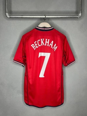 Angleterre • DAVID BECKHAM • COUPE DU MONDE 2002 • Maillot réversible extérieur • XL - Photo 1/4