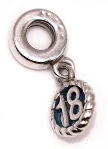 Sterling Silver, 18th Birthday Charm, Immaculate - Picture 1 of 2