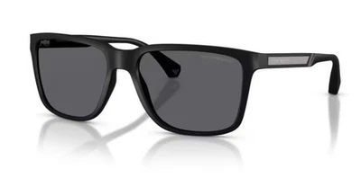 Gafas de sol polarizadas Emporio Armani EA4047 5063/81 negras de goma grises Foto 1 de 4