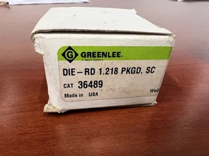 Greenlee 36489 Replacement Die New in Box - Picture 1 of 1
