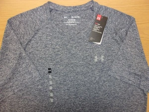 Under Armour UA Tech 2.0 Heat Gear Training T-Shirt Loose Fit Navy 2XL ~NWT~ - Picture 1 of 2