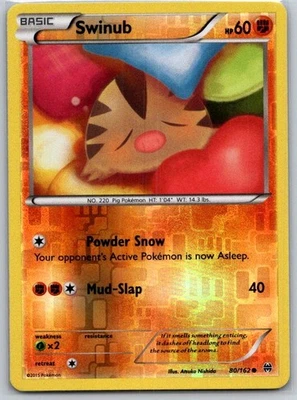 Swinub 80/162 Reverse Holo XY - BREAKthrough LP - Image 1 of 2