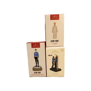 HALLMARK STAR TREK LOT 3 Mirror Mirror First Officer Spock Leonard McCoy Keeper - Picture 1 of 2