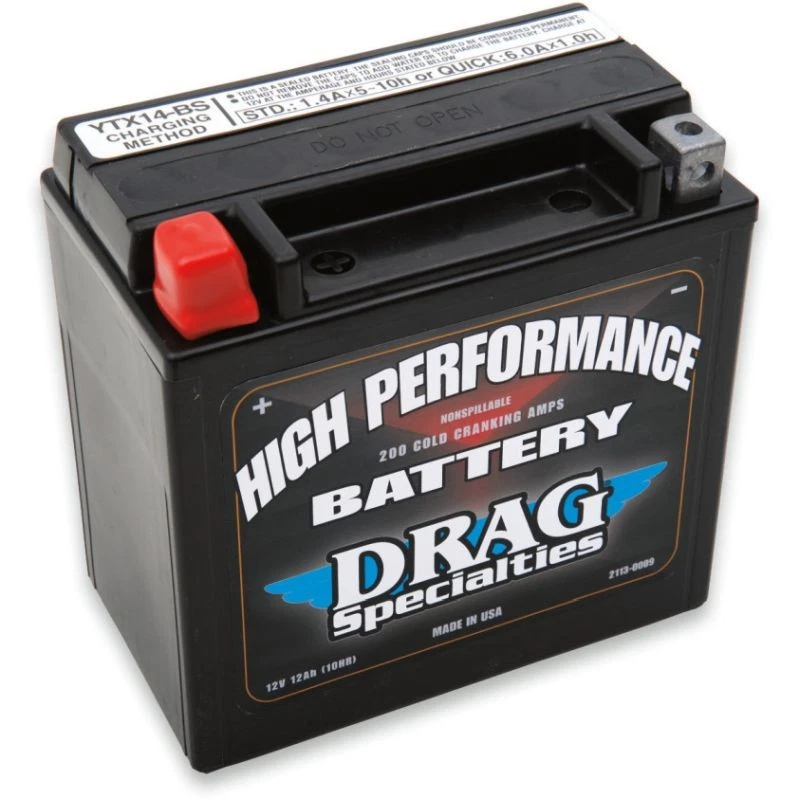 Drag Specialties AGM Battery for Harley V-Rod 02-06, VRZCR 2007 - Image 1 of 1
