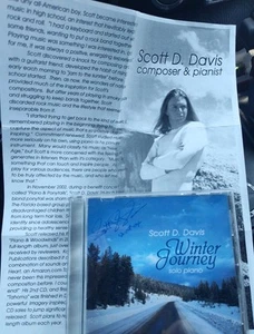 AUTOGRAPHED SIGNED SCOTT D. DAVIS - Winter Journey - CD - RARE 2004 - Picture 1 of 5