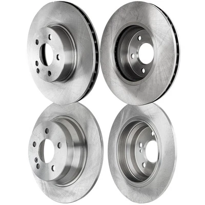 Front and Rear Brake Rotors For 2004-2006 Mercedes Benz E500 312mm Front Disc - Image 1 of 4