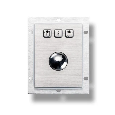 Mechanical Trackball Mouse USB 38MM Metal Rollerball Industrial Pointing Device - Image 1 of 4