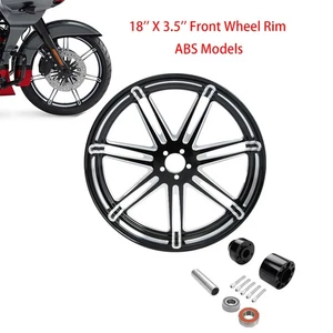 18'' X 3.5'' Front Wheel Rim Hub Single Disc Fit For Harley Road King ABS 08-23 - Bild 1 von 12