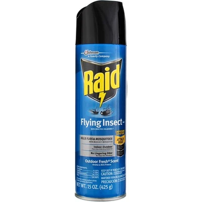 2 Pack Raid Flying Insect Killer Aerosol Outdoor Fresh, 15 oz - Image 1 of 2