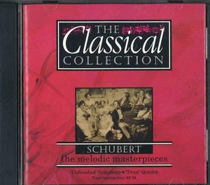 109A A NEW SEALED CD SCHUBERT THE MELODIC MASTERPIECES - Picture 1 of 3
