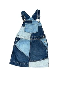 Gap Girl's Patchwork Overall Skirt Size 5, Sold Out Online - Picture 1 of 4