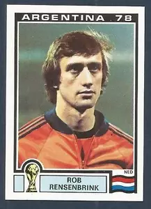 PANINI WORLD CUP STORY #125-ARGENTINA 78-NEDERLAND-HOLANDA-ROB RENSENBRINK - Imagen 1 de 1