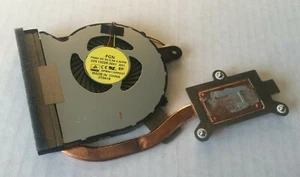 Genuine Dell Inspiron 3558 Laptop CPU Heatsink Fan 460.03101.0001 R9JV6 0R9JV6 - Picture 1 of 3