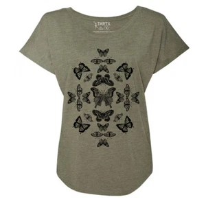 Butterfly Effect Tri-Blend Dolman T-Shirt XS-3XL - Picture 1 of 18
