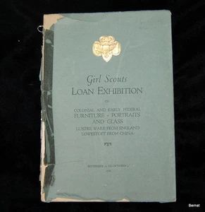DE COLECCIÓN GIRL SCOUTS - CATÁLOGO DE EXPOSICIÓN DE PRÉSTAMOS 1929 - MUEBLES ANTIGUOS - RARO - Imagen 1 de 9