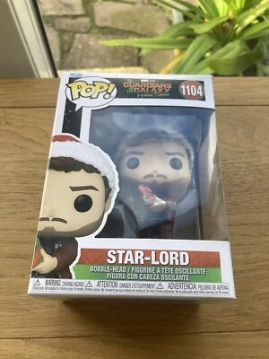 Funko POP! Marvel Star Lord Guardianes de la Galaxia 1104 Especial de Navidad Foto 1 de 4