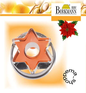 Linzer Ausstecher Ausstechform Keks Stern Keksausstecher Backform Edelstahl  - Bild 1 von 1