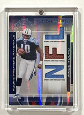 2006 PALYOFF ABSOLUTE VINCE YOUNG ROOKIE CARD RC GAME USED JERSEY RARE /100