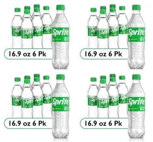 Sprite Bottles, 16.9 fl oz, 6 Pack, 4 Sets - Picture 1 of 3