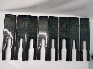 Vintage Tea Table Stand Screen Divider Black Lacquer Asian Burmese Thai Folding - Picture 1 of 14