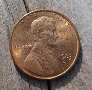 1983-Double Die D Error Missing Letters Gas Bubbles Both Sides Uncirculated 👀 - Picture 1 of 2