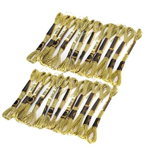 24Pcs Glossy Braided Cotton Thread For Sewing And Embroidery EUY - Picture 1 of 22
