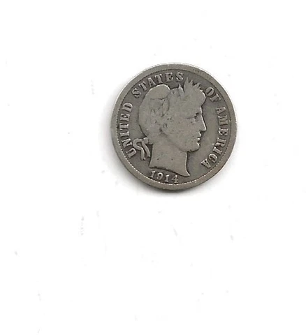 1914 - D Barber Dime Cover