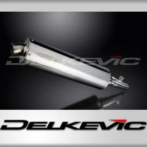 HONDA FJS600 FJS400 SILVERWING 02-14 450mm OVAL STAINLESS BSAU SILENCER EXHAUST - Picture 1 of 4