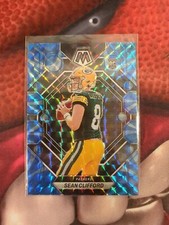2023 Mosaic Football Sean Clifford Blue Reactive Rookie Card #361