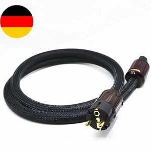 Ship Via German1m Highend Stromkabel Netzkabel kaltgerätekabel mains power cord - Bild 1 von 11