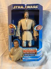 NOS 2002 Star Wars Attack of the Clones Electronic Battling 12" Obi-Wan Kenobi