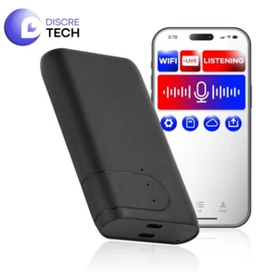 Listening Device Spy Hidden Voice Recorder WIFI Mobile App Remote Access - Picture 1 of 7