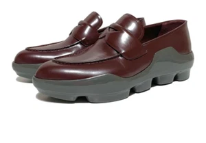 Prada 15AW Pointed Toe Thick-Soled Leather Loafers Made in Italy 36 - Picture 1 of 11