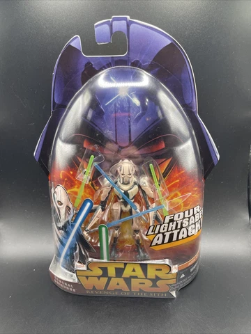 Star Wars Revenge of the Sith #9 General Grievous Figure Four Lightsaber Cover