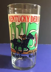 115 Kentucky Derby 1989 vidrio conmemorativo - Imagen 1 de 5