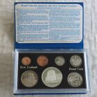 New Zealand 1978 7 Coin Proof Year Set With Silver Parliament Dollar - complete