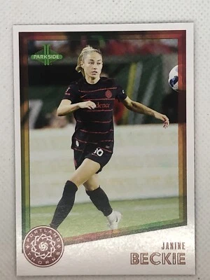 2023 Parkside NWSL V1 | #68 Janine Beckie Portland Thorns | Base - Fresh! - Image 1 of 2