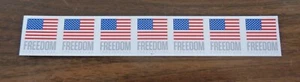 US Stamp #5789a Variety 2023 Freedom Forever Coil of 7 Imperf P# B111 VF - Picture 1 of 2