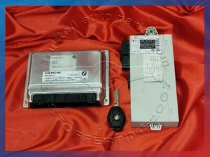 BMW 5 series E60 E61 M54 3.0i ENGINE ECU DME MS45.0 COMPUTER MODULE CAS2 KEY SET - Picture 1 of 10