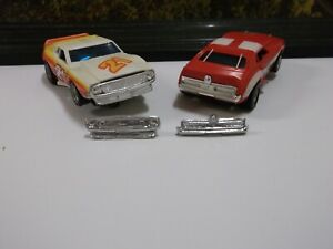 Aurora Afx reproduction Amc Javelin stock car front and rear bumper