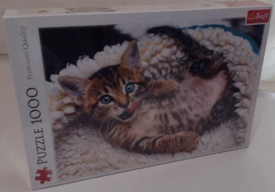 Rompecabezas Alegre Gatito 1000 piezas SELLADO 18,9x26,9 12+ Trefl Polonia Foto 1 de 3