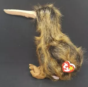 TY 1998 BEAK THE KIWI BIRD BEANIE BUDDY - COME NUOVO con ETICHETTE OTTIME CONDIZIONI - Foto 1 di 7