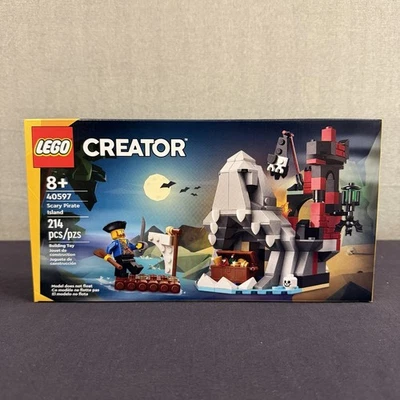 Новый запечатанный набор для сборки пиратов LEGO Scary Pirate Island Creator 40597 214 деталей - Изображение 1 из 3