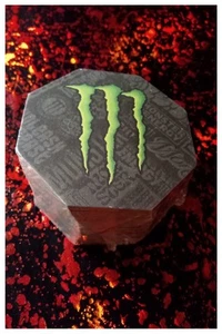 Paquete de 50 posavasos con logotipo de cartón MONSTER ENERGY nuevos sellados - Imagen 1 de 4