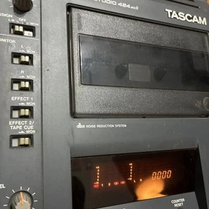 Tascam Portastudio 424MKII 4-Track Cassette Mixer Recorder Tested w/Case Used Jp - Picture 1 of 10