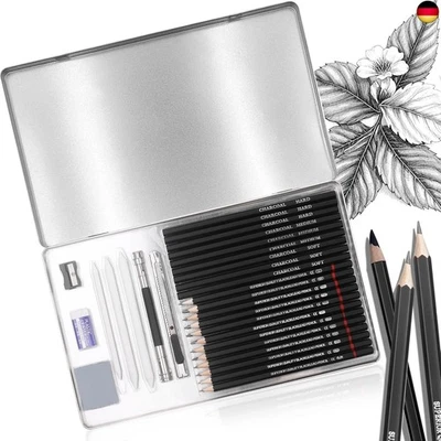 WONWOODDIRECT Wonwood_direct Bleistift Set, 29 Zeichenstifte Set, Sketch Bleistift Set mit